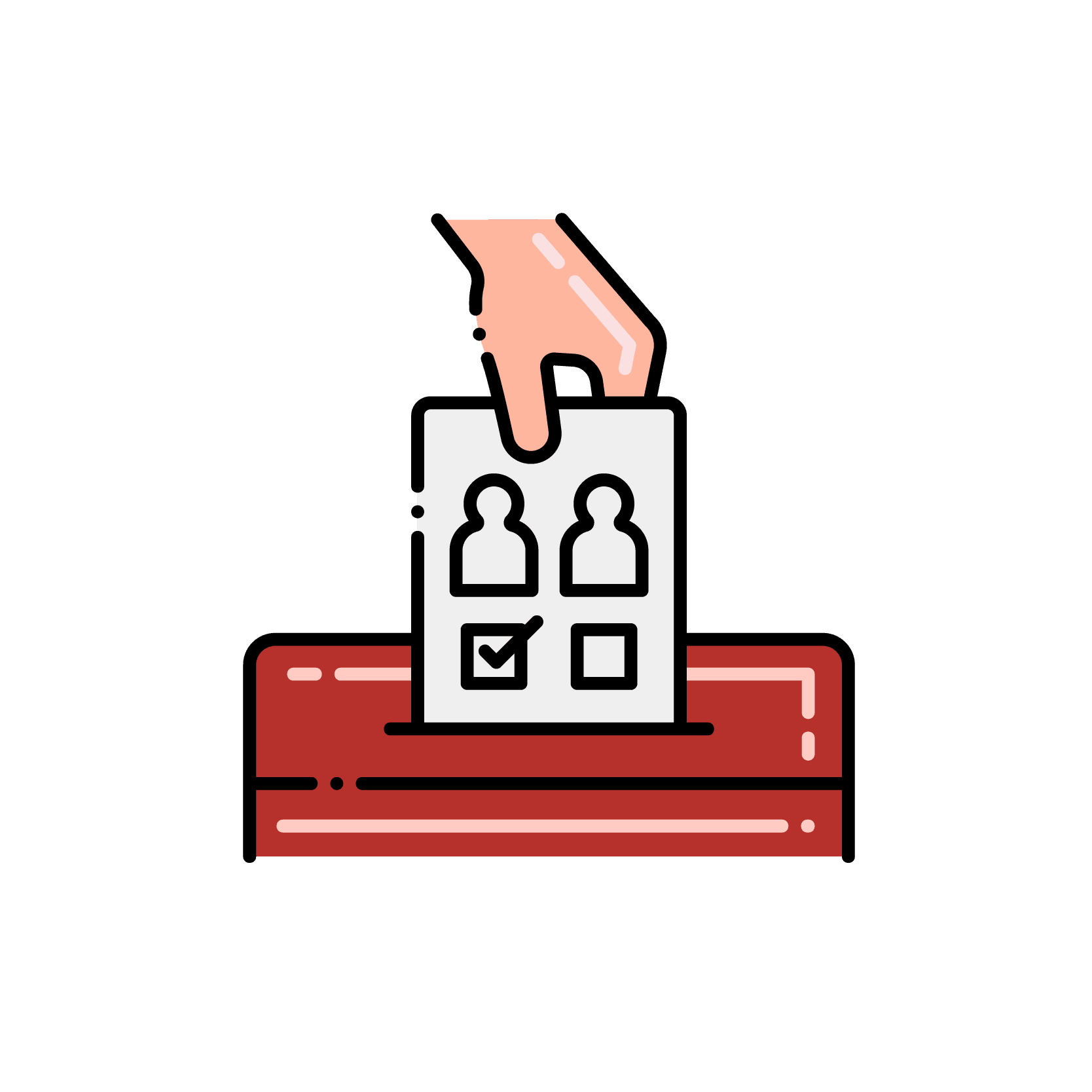 Casting a Ballot icon