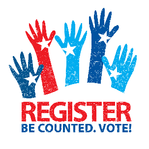register-be-counted-vote-logo